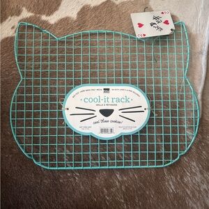 Noli Cat-Shaped Cooling Rack - Aqua